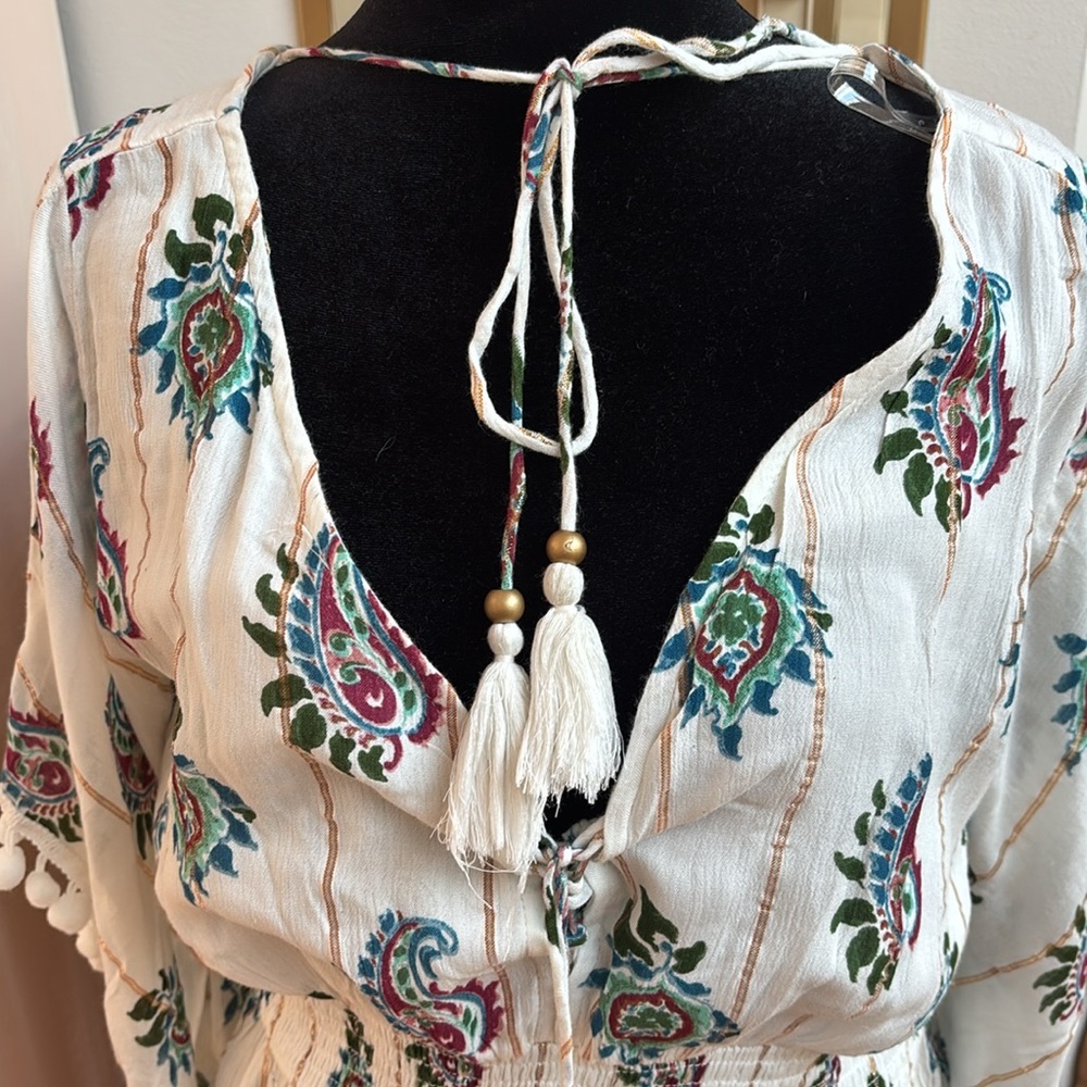 Me 2 Magic Maxi Dress, Boho Gorgeous fringe arm - Picture 3 of 5
